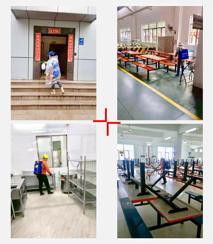 全面彻底的消毒工作