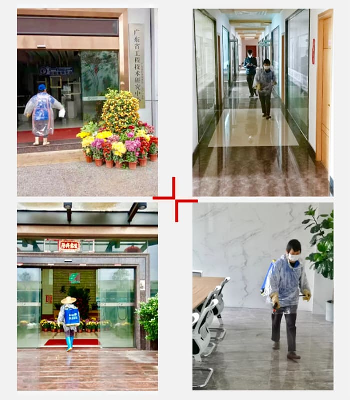 全面彻底的消毒工作