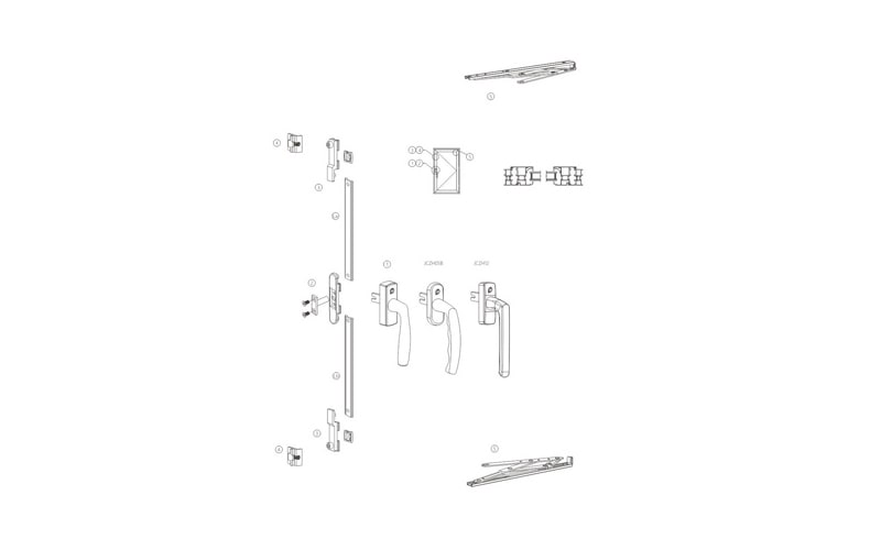 外平开窗配置二