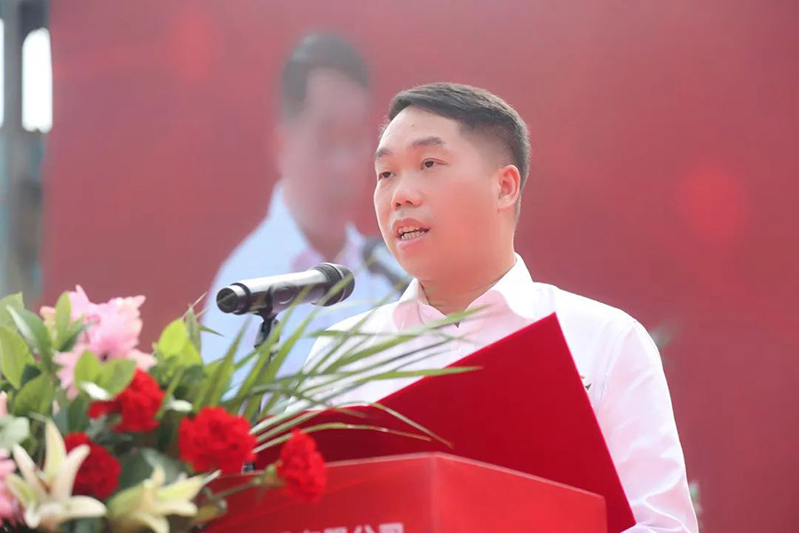 中建五局三公司南方公司总经理陈田山致辞