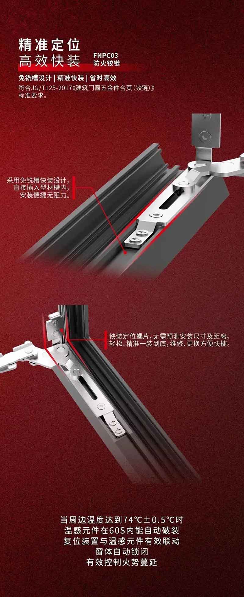 火灾无情,防火先行|合和建筑五金防火窗五金系统推介